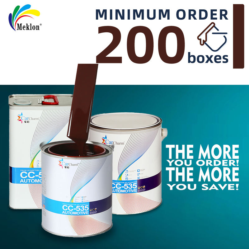 Vernice marrone per auto a basso contenuto di VOC, ecologica, con elevata lucentezza e resistenza ai raggi UV