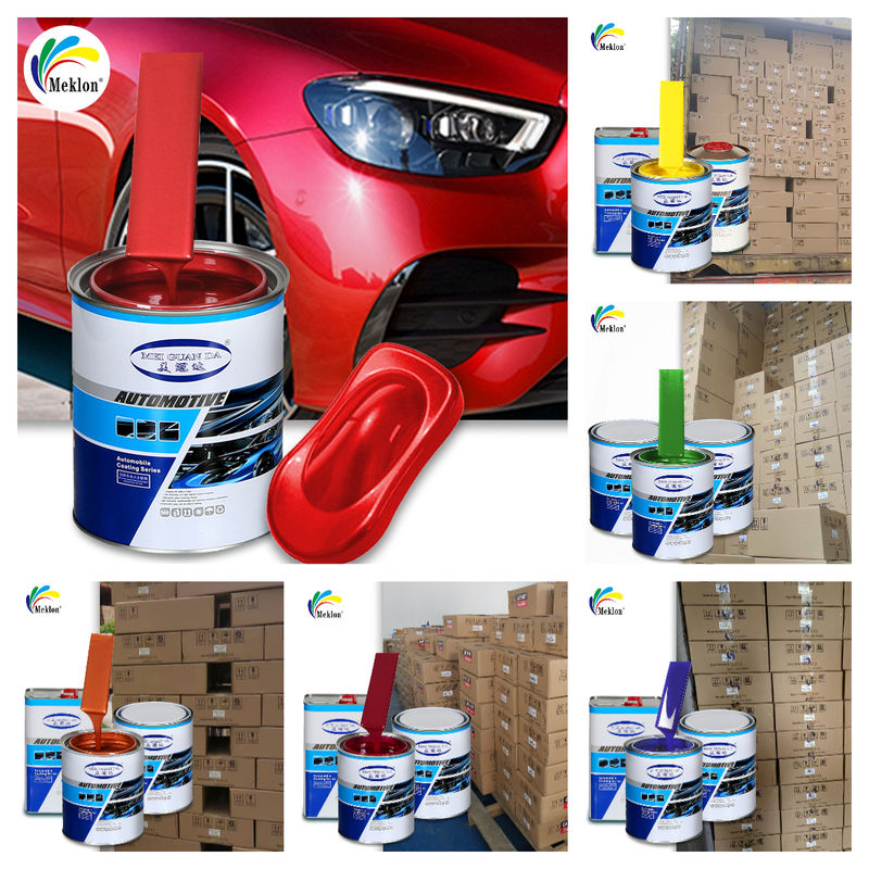 Pintura ad alta lucente OEM 1K perla rossa di riparazione acrilica adatta per Mercedes Benz