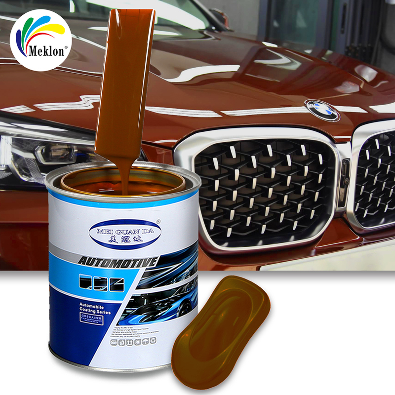 Prova la differenza con Meklon Ready Mixed Car Paint per Audi LS8S Brown