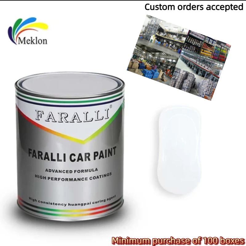 Hot Sale vernice acrilica per auto Vernici per auto liquide Rivestimento ceramico Vernice per auto bianca pura