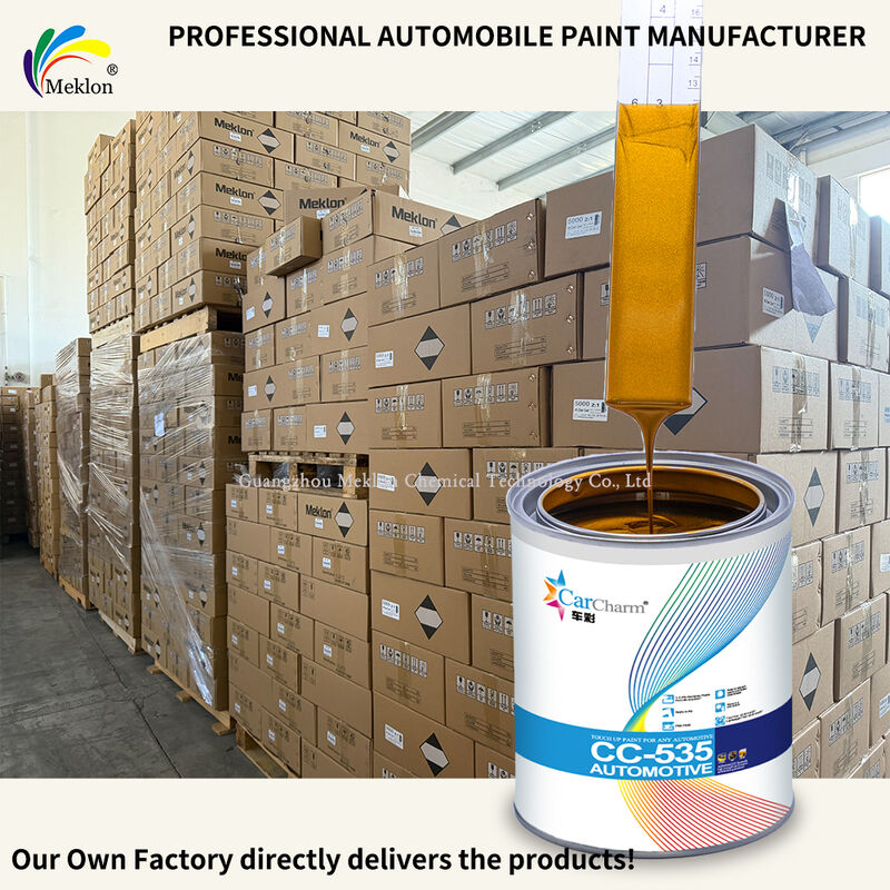 Vernice per auto per riparazione di auto a base d'argento (giallo)