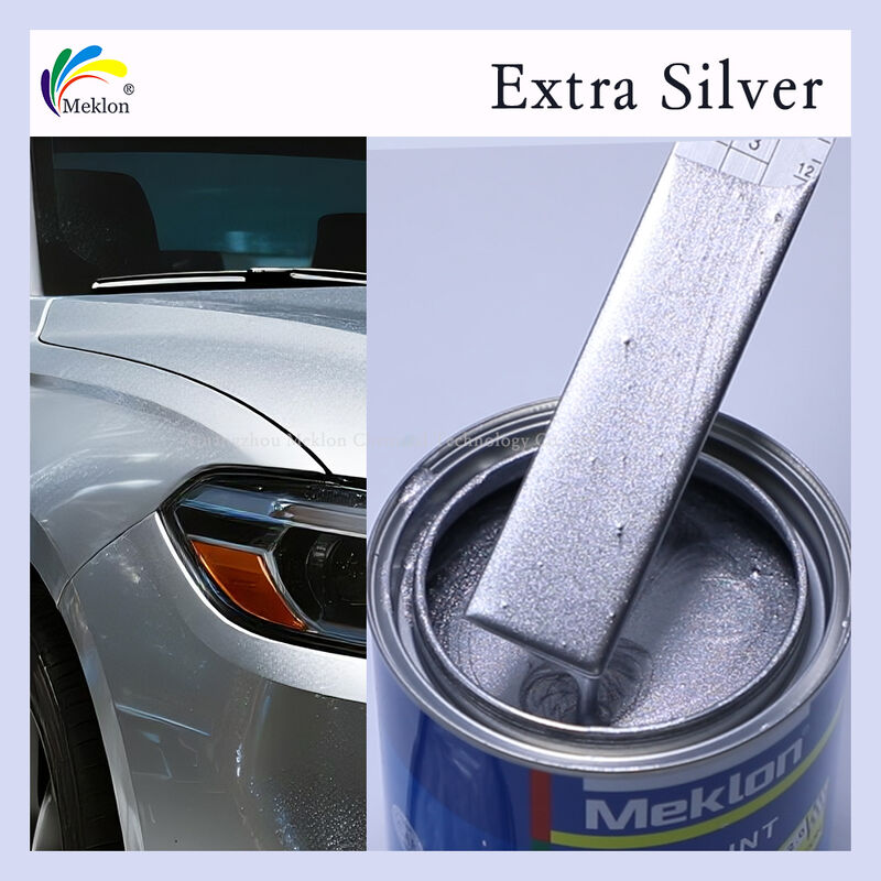 Fabbrica di riparazione di auto Vernice 410 Extra Silver 1L Acrilico Metallico Miscelazione di precisione 7-14 giorni