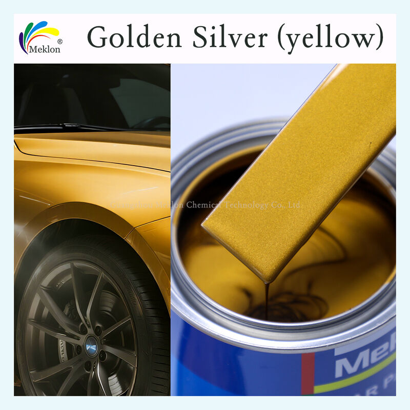 Vendita all'ingrosso di vernice acrilica metallizzata 418 Golden Silver 1K Prezzo di fabbrica 7-14 giorni