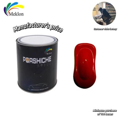 Vernice per auto in argento metallico rosso lucido resistente al moho non tossico