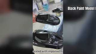 Visualizzazione degli effetti del modello in vernice nera