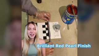 Finitura automatica Crystal Red Pearl 2K