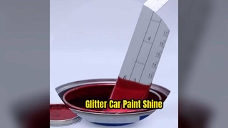 Glitter Red Silver Car Paint Long Lasting Shine