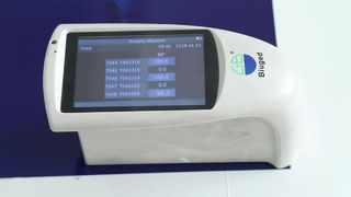 Test di spruzzatura della vernice per auto Meklon Blue