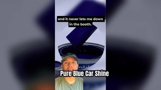 Finitura lucida per vernice per auto blu puro