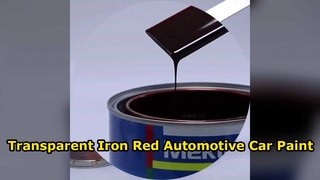 Vernice per rifinitura automobilistica e vernice per riparazione auto trasparente rosso ferro