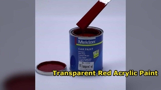 Vernice per auto rossa trasparente lucida